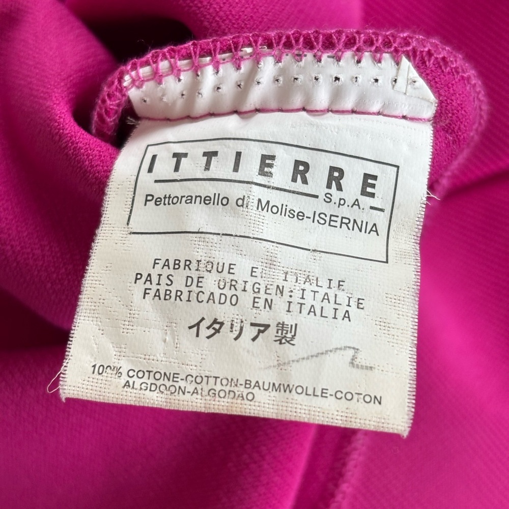 Miu Miu Pink Lace Sleeve Blouse Bow Top Italy S - Picture 10 of 11